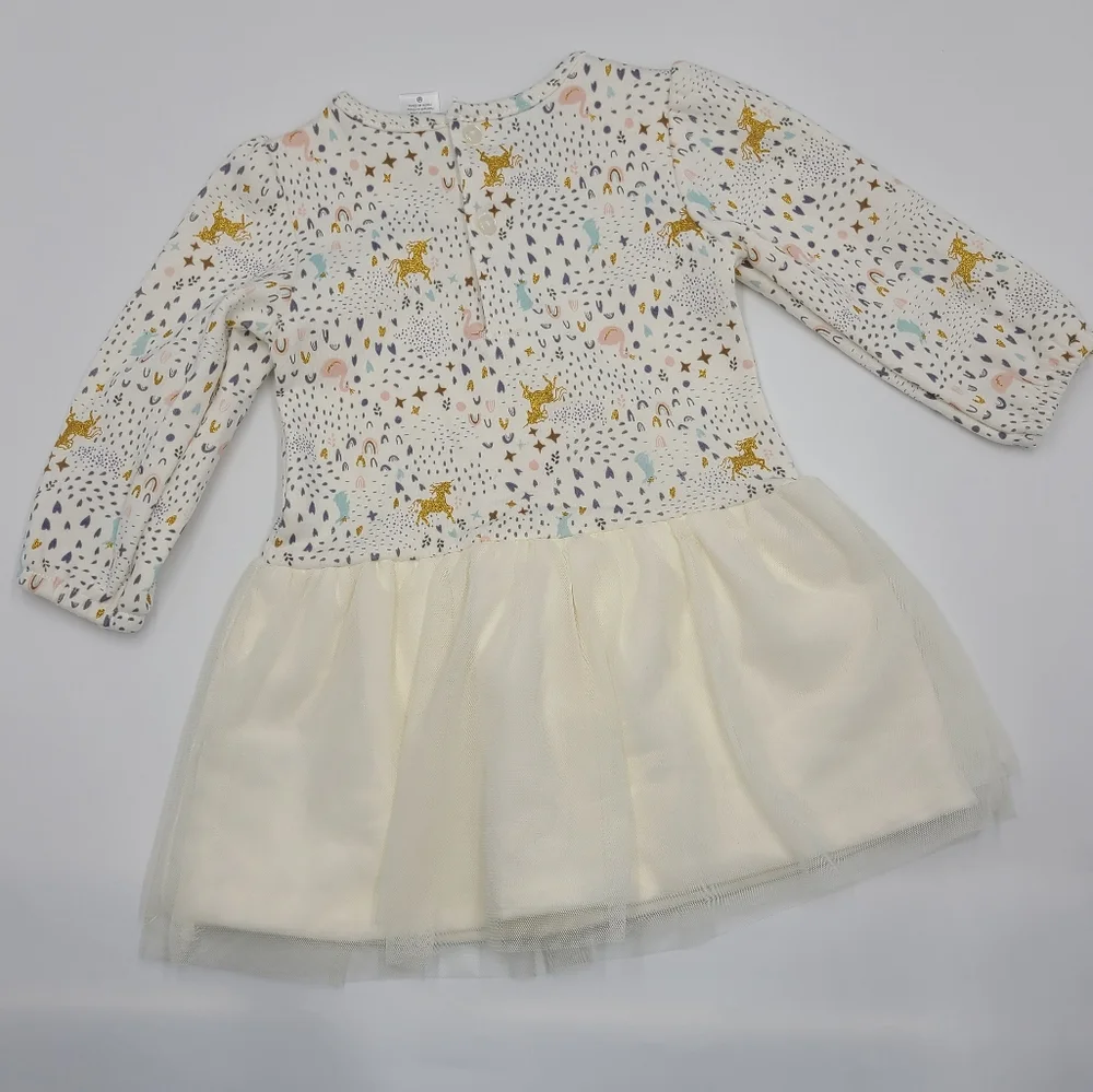 Carter's baby girl dress and vest size 18 months